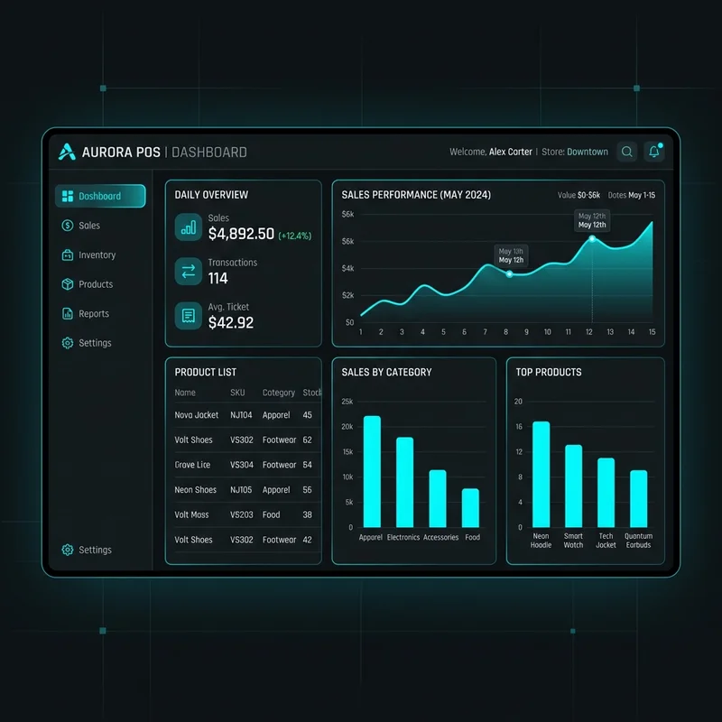 Velntra — Sistema administrativo y POS